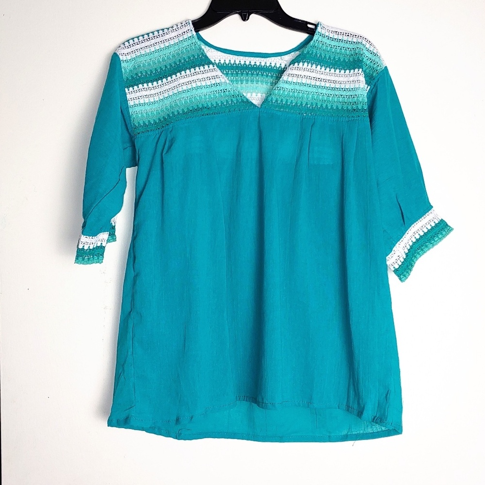 NWOT Mexican Handmade Boho Top